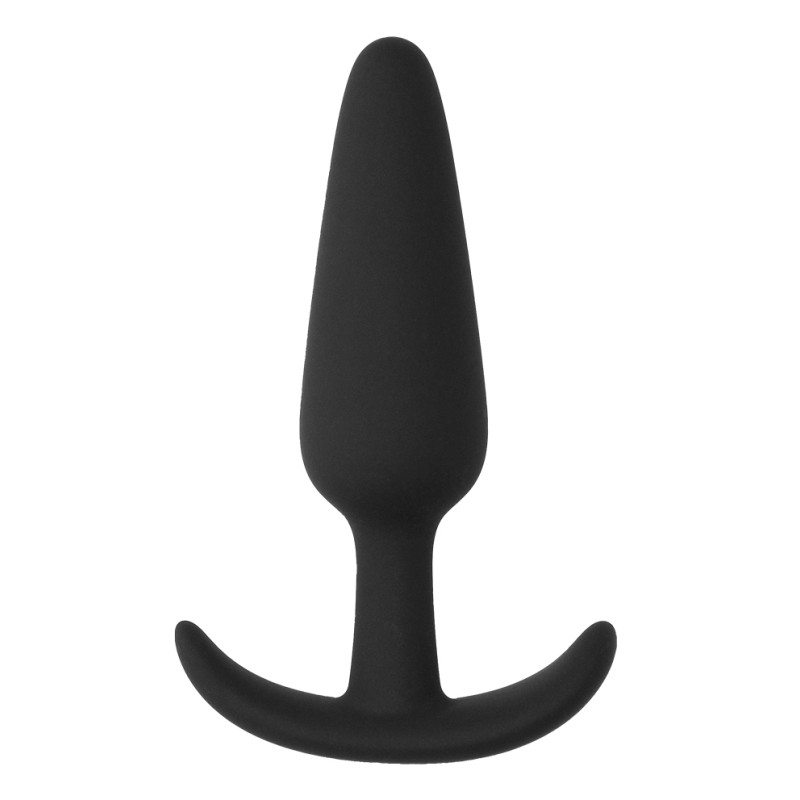 Shots Toys Plug en silicone Slim Butt 7.5 x 2cm Noir